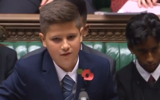 Discurs superb al unui copil din România în Parlamentul britanic - VIDEO