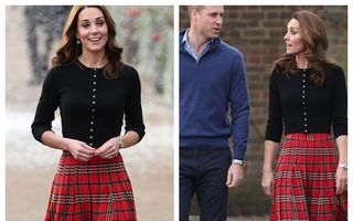 Ținuta fermecătoare cu care Kate Middleton își întâmpină oaspeții la o petrecere de Crăciun: „Mingea“ e acum la Meghan Markle!