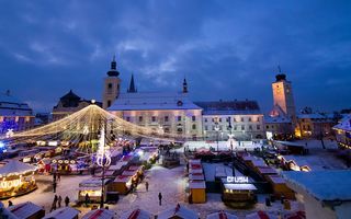 Probabil cel mai frumos târg de Crăciun din România: 10 imagini de vis din Sibiu