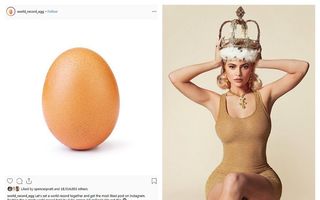 „Regina Instagram“ se luptă cu un ou: Ce a făcut Kylie Jenner ca să revină pe primul loc pe Instagram