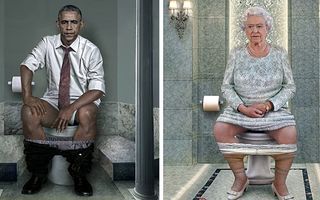 Modul neașteptat în care o artistă ne arată că liderii lumii sunt și ei oameni - FOTO