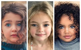 15 copii cu chipuri de îngeri: Privirile lor îți pătrund în suflet