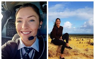 Stăpâna norilor: Femeia-pilot, senzație pe Instagram