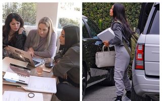 Kim Kardashian, bruneta de la Drept: Primele imagini cu starleta transformată în studentă