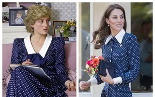Bunul gust nu se demodează niciodată: Kate Middleton a purtat o rochie care amintește de Prințesa Diana