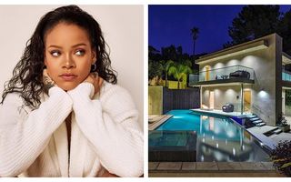 Acasă la Rihanna: Cât costă chiria în vila superbă pe care vedeta o are la Hollywood