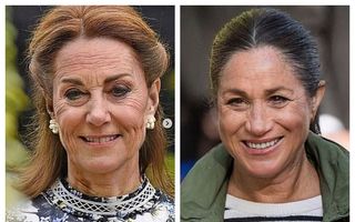Meghan Markle și Kate Middleton, pline de riduri: Cum arată ducesele îmbătrânite cu FaceApp