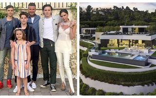 Viață de vedetă: Cum arată vila pe care familia Beckham a închiriat-o cu 25.000 de dolari pe lună