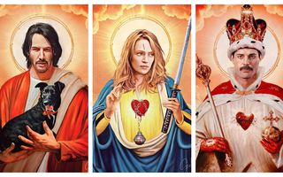 „Sfântul Keanu“ și „Sfânta Uma“: 22 de icoane pop la limita dintre artă și blasfemie
