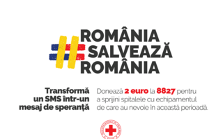 Crucea Roșie: Donează 2 euro la 8827 pentru lupta împotriva COVID-19