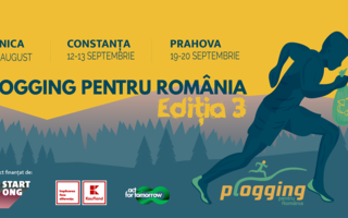 Plogging pentru România Ediția 3: Sportivi amatori voluntari curăță de gunoaie zone verzi din Ilfov, Constanța și Prahova