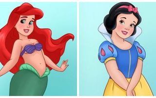 Cum ar arăta prințesele Disney dacă ar fi puțin mai grăsuțe? 18 imagini reconfortante