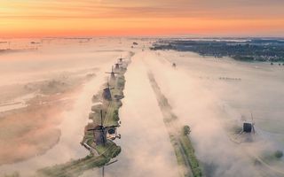 Olanda, o țară ca-n povești: 20 de imagini fantastice făcute de un pilot de avion