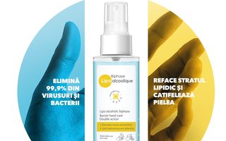 Biphase Lipo Alcoolique, primul virucid cosmetic, se lansează în România