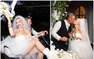 Fotografiile de nuntă ale lui Gwen Stefani și Blake Shelton: blugi pentru el, cizme de cowboy pentru ea!