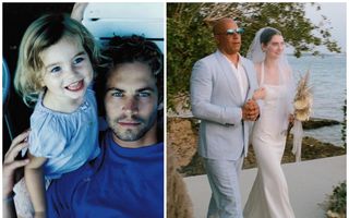 Fiica lui Paul Walker s-a căsătorit. Vin Diesel, cel mai bun prieten al tatălui său, a condus-o la altar