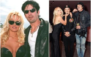Reuniune de familie: Pamela Anderson și fostul său soț, Tommy Lee, alături de fiul lor la un eveniment