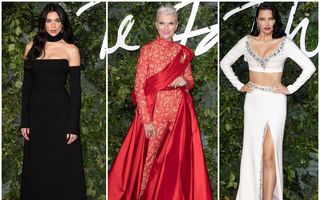 Ținutele purtate de vedete la gala britanică Fashion Awards 2021