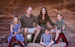 Prințul William și Kate Middleton au publicat felicitarea de Crăciun pentru 2021: O fotografie superbă de familie, realizată în Iordania