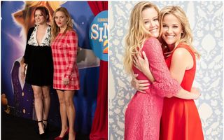 Ca două surori adolescente: Reese Witherspoon și fiica sa, Ava Phillippe, au strălucit împreună la premiera filmului „Sing 2”