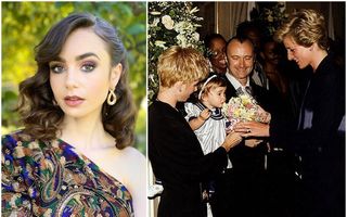 Amintiri dintr-o altfel de copilărie: Lily Collins a smuls un buchet de flori din mâna Prințesei Diana și i-a aruncat o jucărie în cap Prințului Charles