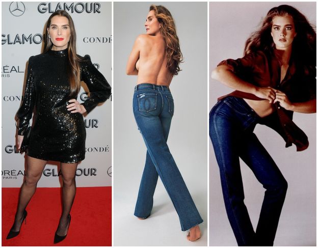 Render take a picture Brilliant Brooke Shields a recreat reclama sexy la blugi pe care a făcut-o la 15 ani:  „Acesta este corpul meu la 56 de ani” - Modă > Moda de la A la Z - Eva.ro