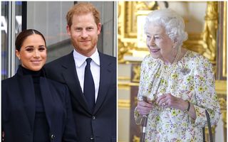 Prințul Harry și Meghan Markle au vizitat-o în secret pe Regina Elisabeta