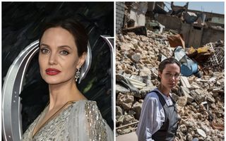 Angelina Jolie, dusă de urgență într-un adăpost antiaerian în timp ce se afla într-o vizită în orașul Liov din Ucraina