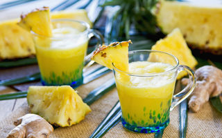 Shoturi reci cu ghimbir și ananas: o rețetă cu multiple beneficii pentru sănătate
