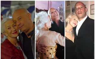 Vin Diesel și Helen Mirren, cei mai buni prieteni: Cei doi au sărbătorit împreună, la Roma, ziua de naștere a actorului