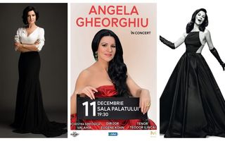 Angela Gheorghiu, repertoriu de excepție pe 11 decembrie la Sala Palatului