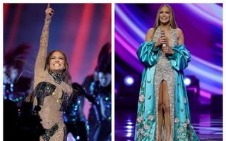 Jennifer Lopez, sărut pătimaș cu o dansatoare la American Music Awards 2025. VIDEO