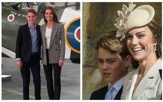 Prințul George a crescut incredibil de mult. Fiul cel mare al lui Kate Middleton este aproape la fel de înalt ca mama sa
