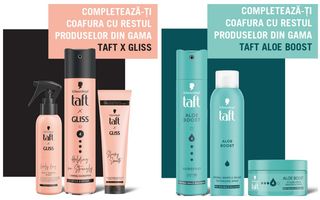 Schwarzkopf Taft își extinde portofoliul cu două noi produse hibride care reunesc performanța stilizării cu beneficiile îngrijirii avansate a părului