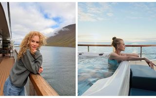 FOTO. Nicole Kidman, superbă la 59 de ani în vacanța din Islanda. Actrița și-a etalat buclele naturale și silueta impecabilă