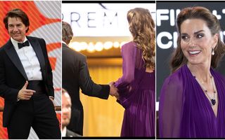 Tom Cruise, gest de adevărat gentleman cu Kate Middleton la premiera „Digger”. Prințesa de Wales a atras toate privirile la Londra