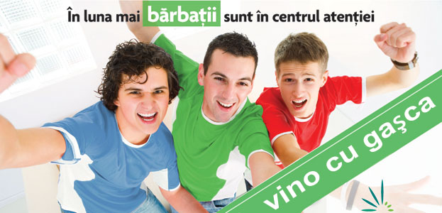 Barbatii sunt sarbatoriti in luna mai