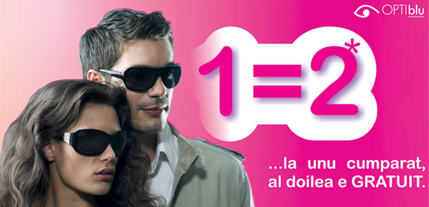 Optiblu - la unu' cumparat, al doilea gratis!