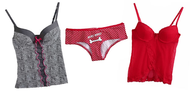 Lenjerie jucausa si sexi de la Sprider Stores pentru Sf. Valentin