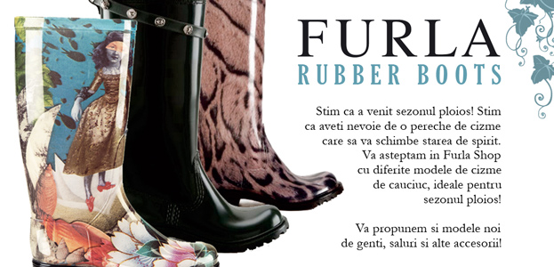 FURLA rubber boots