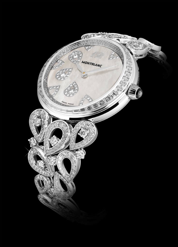 Наручные часы с бриллиантами. Montblanc Grace Kelly часы. Часы Montblanc Princesse Grace. Часы женские наручные с бриллиантами Montblanc 2010. Женские часы Mont Blanc с бриллиантом VVS 1.