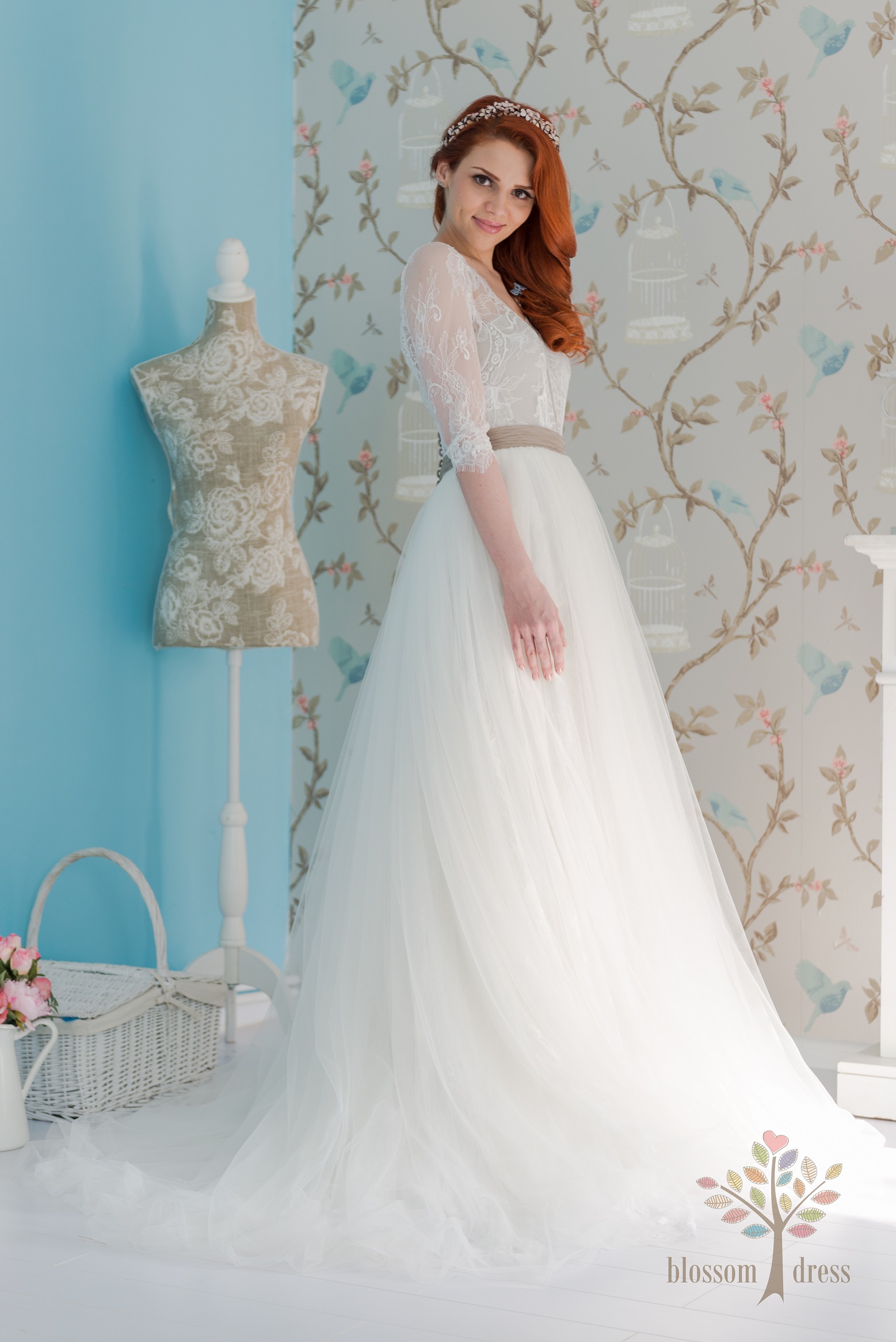 Noile rochii din colectia 2015 Blossom Dress devin personaje principale intr-o sedinta foto de poveste!  