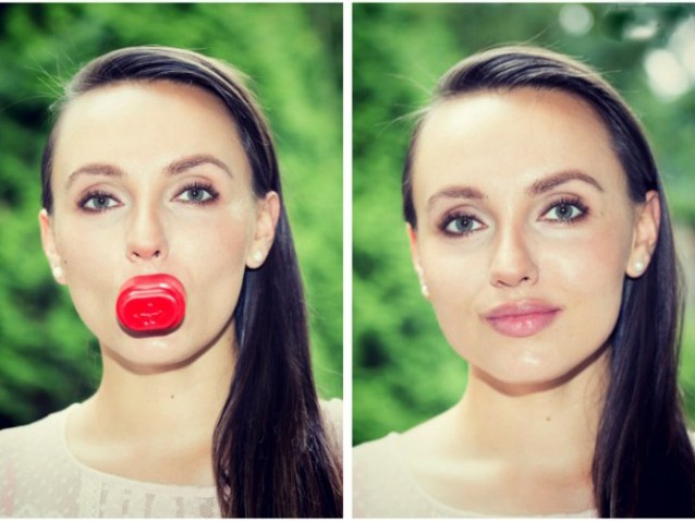 Приложение увеличивающее губы. Помада для увеличения губ. Юля Михалкова до накачки губ. Губы фото с помадой блеском.