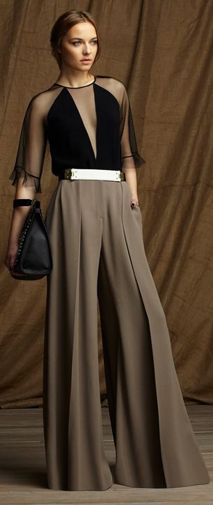 Modă. Cum să fii sexy la petreceri îmbrăcată în pantaloni. 30 de ţinute