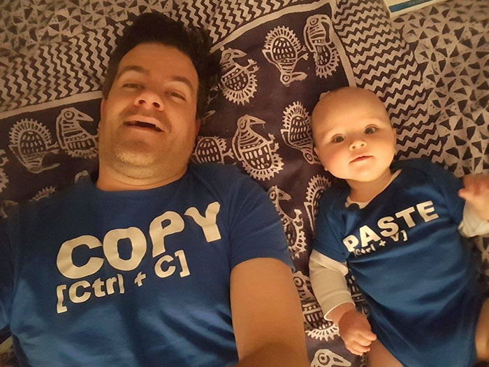 Cele mai amuzante tricouri pentru părinţi şi copii. 10 imagini