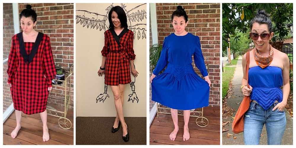 Haine second-hand transformate în ținute superbe. 15 imagini din care să te inspiri