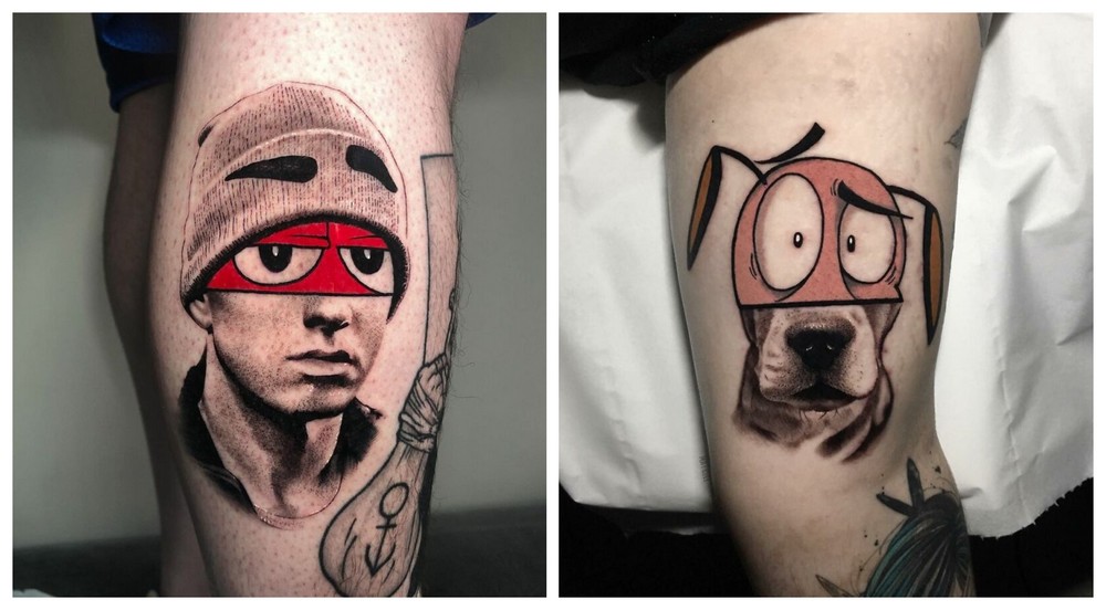 Tatuaje inedite. 45 de idei bazate pe combinația dintre două stiluri diferite